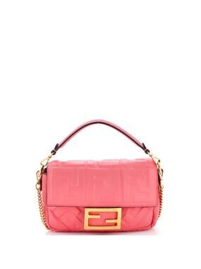 Fendi Baguette Nm Bag Zucca Embossed #294482F17B